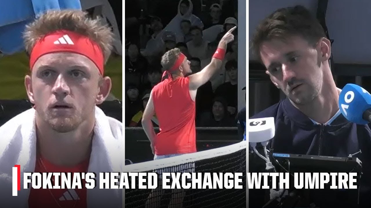 Alejandro Davidovich Fokina goes ballistic over time violation in his match vs Auger-Aliassime