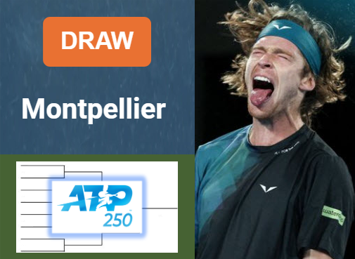 ATP MONTPELLIER DRAW, PRIZE MONEY. Rublev, Auger-Aliassime, Cobolli, Bublik are the leaders