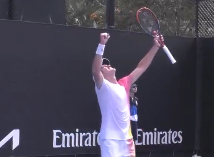 18-year-old Brazilian phenom Joao Fonseca qualifies for the Australian Open main draw.