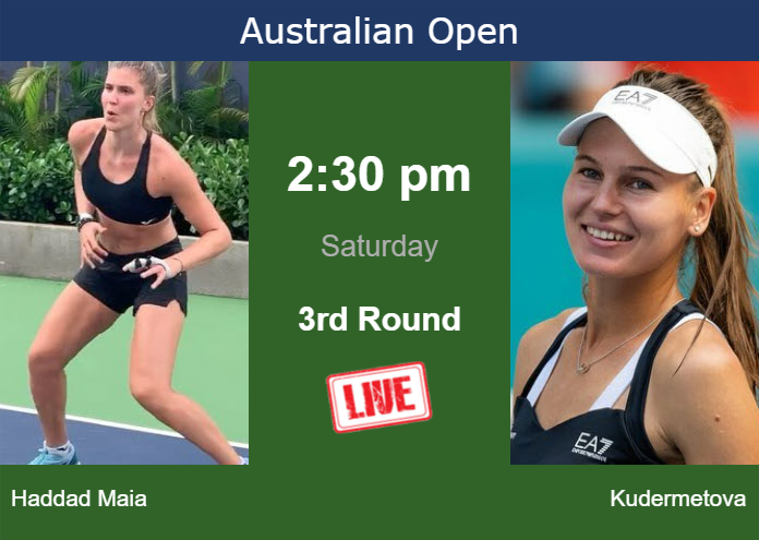 Friday Live Streaming Beatriz Haddad Maia Vs Veronika Kudermetova Friday Live Streaming Beatriz Haddad Maia vs Veronika Kudermetova