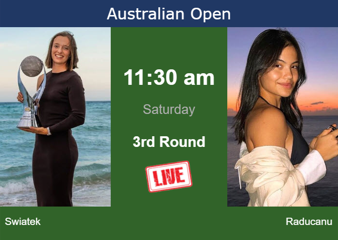 Friday Live Streaming Iga Swiatek Vs Emma Raducanu Friday Live Streaming Iga Swiatek vs Emma Raducanu