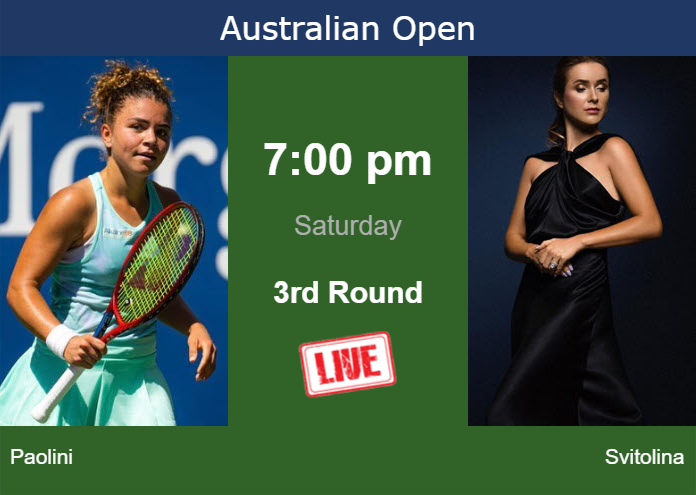 Friday Live Streaming Jasmine Paolini Vs Elina Svitolina Friday Live Streaming Jasmine Paolini vs Elina Svitolina