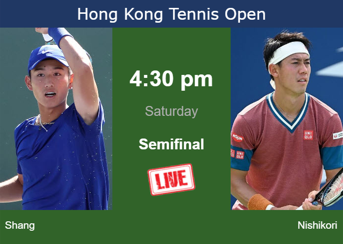 How to watch Shang vs. Nishikori on live streaming in Hong Kong on Saturday Friday Live Streaming Juncheng Shang vs Kei Nishikori