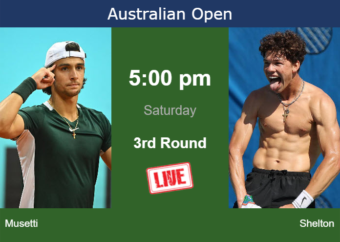 Friday Live Streaming Lorenzo Musetti Vs Ben Shelton Friday Live Streaming Lorenzo Musetti vs Ben Shelton