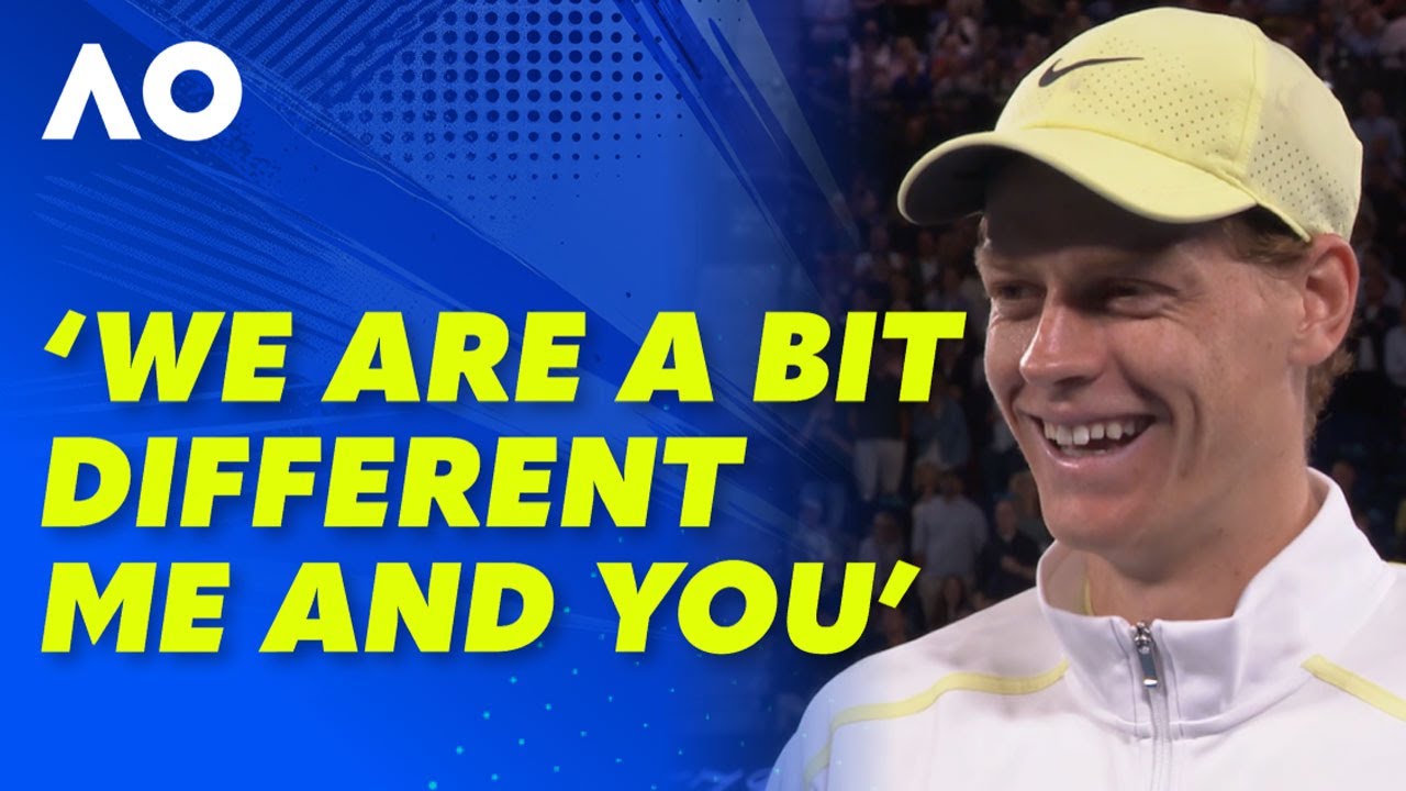 Jannik Sinner makes fun of McEnroe during AO interview: “We are a bit different me and you”