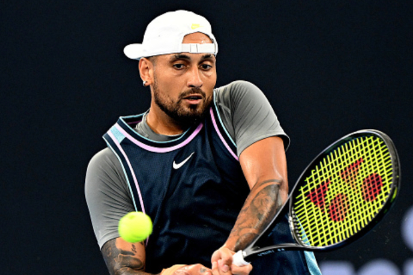 Kyrgios reflects on struggles with injured wrist after comeback match