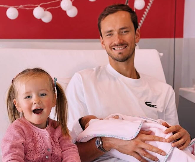 Daniil Medvedev becomes father for the second time!