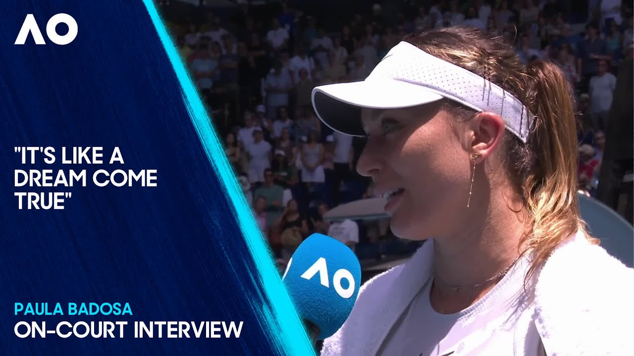 Paula Badosa’s on-court interview following her win against Coco Gauff: “It’s a dream come true”