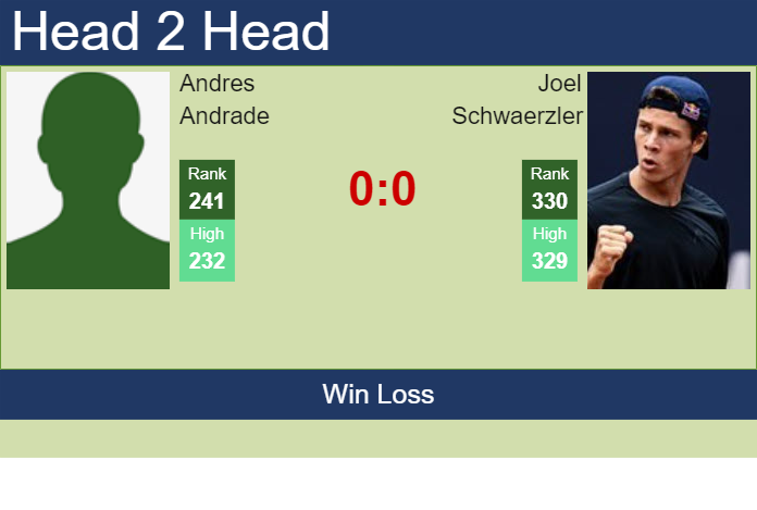 H2H, prediction of Andres Andrade vs Joel Schwaerzler in Buenos Aires Challenger with odds, preview, pick | 13th January 2025