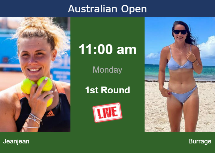 Saturday Live Streaming Leolia Jeanjean Vs Jodie Anna Burrage Saturday Live Streaming Leolia Jeanjean vs Jodie Anna Burrage