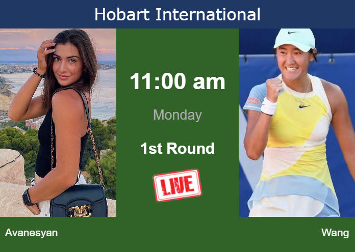 Sunday Live Streaming Elina Avanesyan vs Xiyu Wang