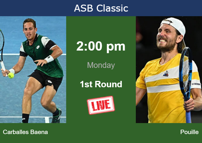 Sunday Live Streaming Roberto Carballes Baena Vs Lucas Pouille Sunday Live Streaming Roberto Carballes Baena vs Lucas Pouille