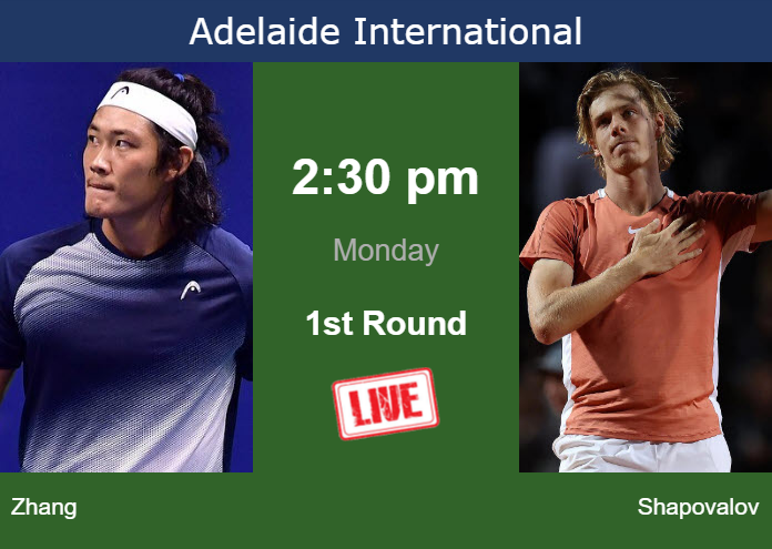 Sunday Live Streaming Zhizhen Zhang Vs Denis Shapovalov Sunday Live Streaming Zhizhen Zhang vs Denis Shapovalov