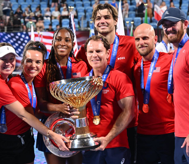 Team USA clinched the 2025 United Cup title with Fritz anf Gauff