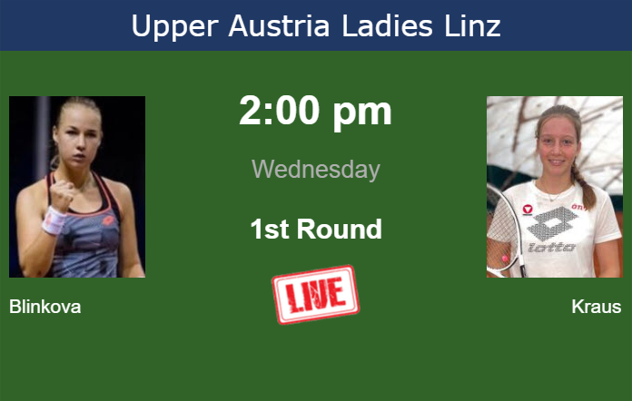Wednesday Live Streaming Anna Blinkova Vs Sinja Kraus Wednesday Live Streaming Anna Blinkova vs Sinja Kraus