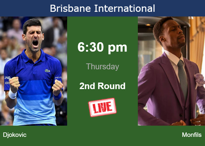 Wednesday Live Streaming Novak Djokovic Vs Gael Monfils Wednesday Live Streaming Novak Djokovic vs Gael Monfils