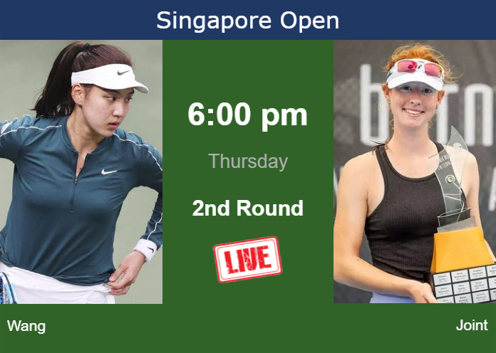 Wednesday Live Streaming Xinyu Wang vs Maya Joint