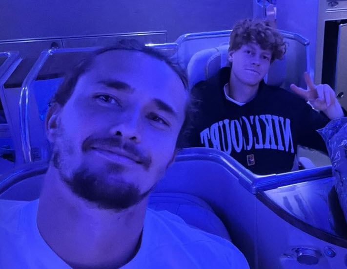 Zverev And Jannik Sinner Fly Back To Europe Together After Australian Open Final