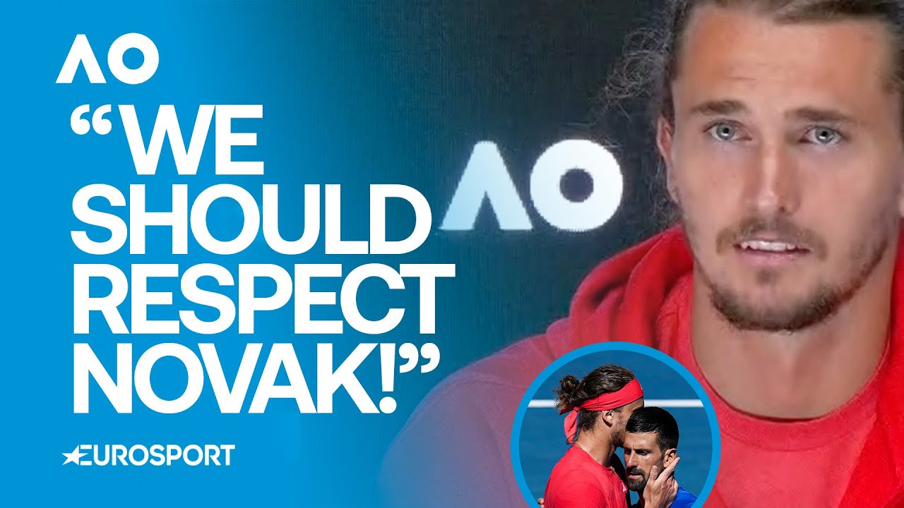 Zverev insists people should respect Djokovic after the Serbian was booed at the Australian Open