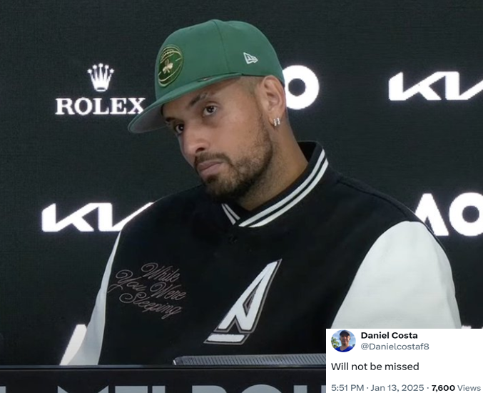 Kyrgios Kyrgios talking