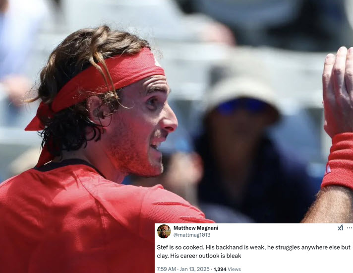 Tsitsipas Loses