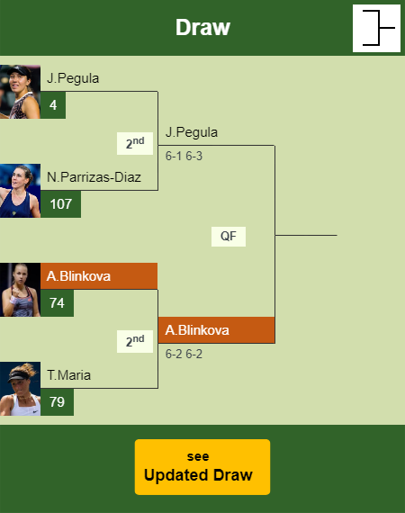 Anna Blinkova Draw info