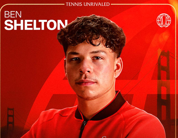 Ben Shelton joins Team World for his 3rd Laver Cup