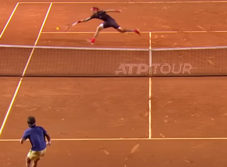 Comesana Incredible Point Vs. Zverev