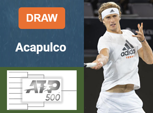 Draw of Abierto Mexicano Telcel - Acapulco