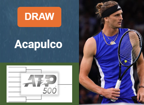 Draw of Abierto Mexicano Telcel - Acapulco Draw of Abierto Mexicano Telcel - Acapulco