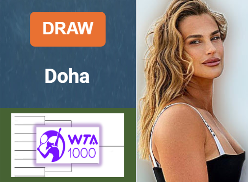 Draw of Qatar TotalEnergies Open - Doha Draw of Qatar TotalEnergies Open - Doha
