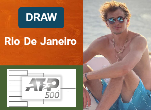 ATP RIO DE JANIERO DRAW, PRIZE MONEY. Zverev, Musetti, Tabilo, Cerundolo are the top seeds