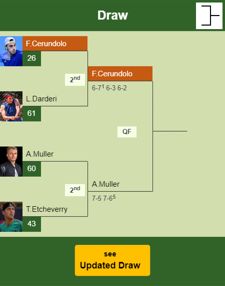 Francisco Cerundolo Draw info