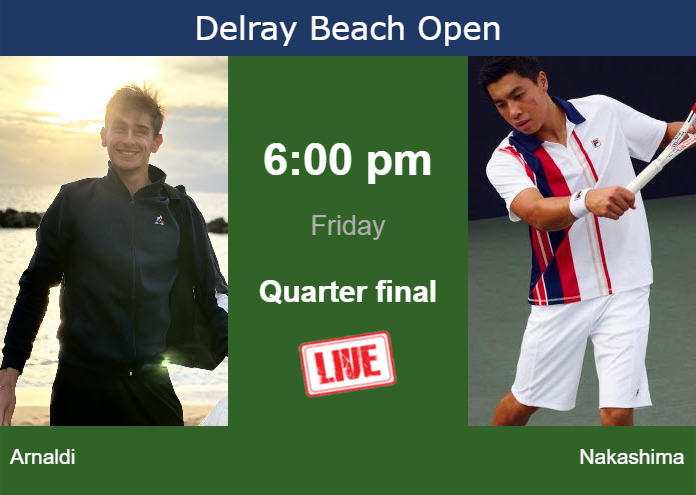 Friday Live Streaming Matteo Arnaldi Vs Brandon Nakashima Friday Live Streaming Matteo Arnaldi vs Brandon Nakashima