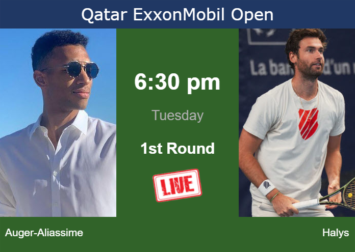Monday Live Streaming Felix Auger Aliassime Vs Quentin Halys Monday Live Streaming Felix Auger-Aliassime vs Quentin Halys
