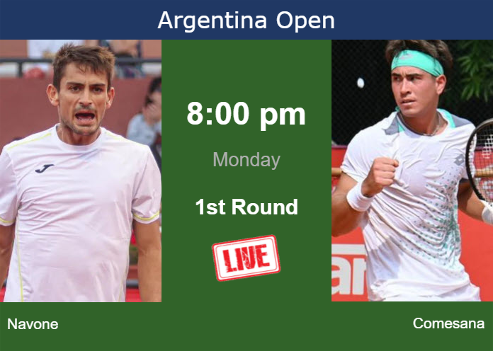 Monday Live Streaming Mariano Navone Vs Francisco Comesana Monday Live Streaming Mariano Navone vs Francisco Comesana