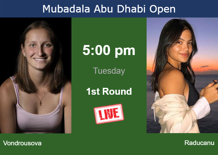 Monday Live Streaming Marketa Vondrousova Vs Emma Raducanu Monday Live Streaming Marketa Vondrousova vs Emma Raducanu