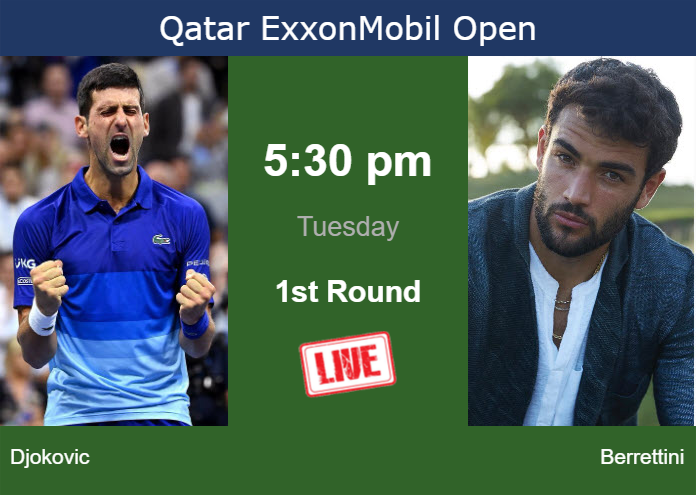 Monday Live Streaming Novak Djokovic Vs Matteo Berrettini Monday Live Streaming Novak Djokovic vs Matteo Berrettini