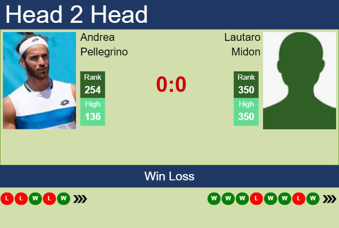 H2H, prediction of Andrea Pellegrino vs Lautaro Midon in Rosario Challenger with odds, preview, pick | 3rd February 2025