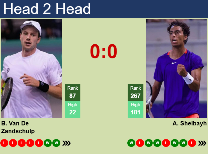 H2H, prediction of Botic Van De Zandschulp vs Abedallah Shelbayh in Doha with odds, preview, pick | 18th February 2025