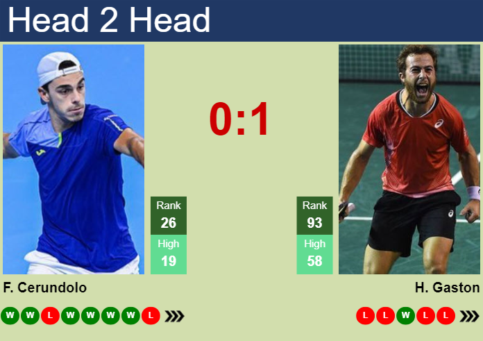 H2H, prediction of Francisco Cerundolo vs Hugo Gaston in Rio De Janeiro with odds, preview, pick | 18th February 2025