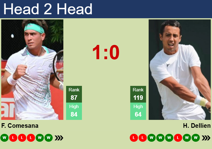 H2H, prediction of Francisco Comesana vs Hugo Dellien in Rosario Challenger with odds, preview, pick | 7th February 2025