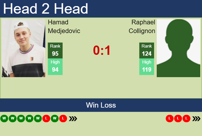 H2H, prediction of Hamad Medjedovic vs Raphael Collignon in Marseille with odds, preview, pick | 10th February 2025