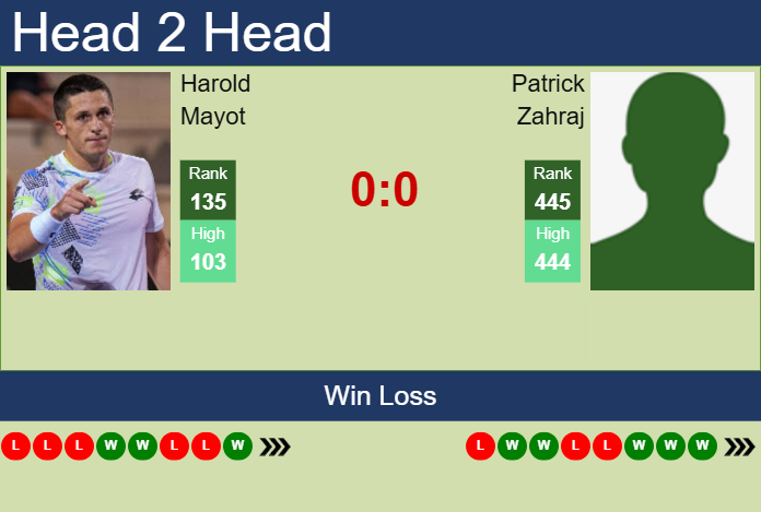 H2H, prediction of Harold Mayot vs Patrick Zahraj in Pau Challenger with odds, preview, pick | 19th February 2025