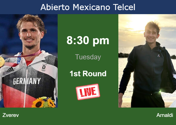 Tuesday Live Streaming Alexander Zverev Vs Matteo Arnaldi Tuesday Live Streaming Alexander Zverev vs Matteo Arnaldi