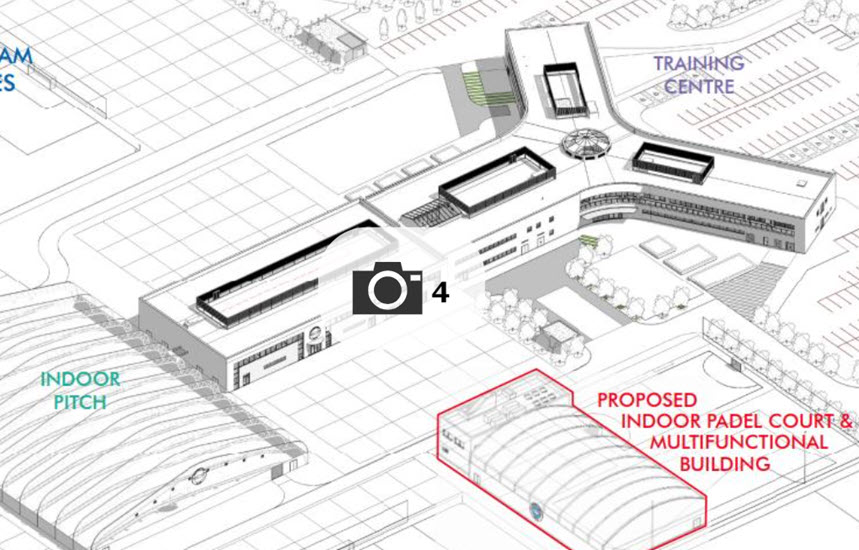 Brighton & Hove Albion plans to construct a padel complex on its property.