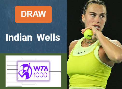 WTA  INDIAN WELLS DRAW, PRIZE MONEY. Sabalenka, Swiatek, Gauff, Pegula are the top seeds