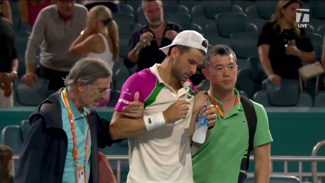 Grigor Dimitrov Struggling After Defeating Cerundolo At The Miami Open Grigor-Dimitrov-struggling-after-defeating-Cerundolo-at-the-Miami-Open