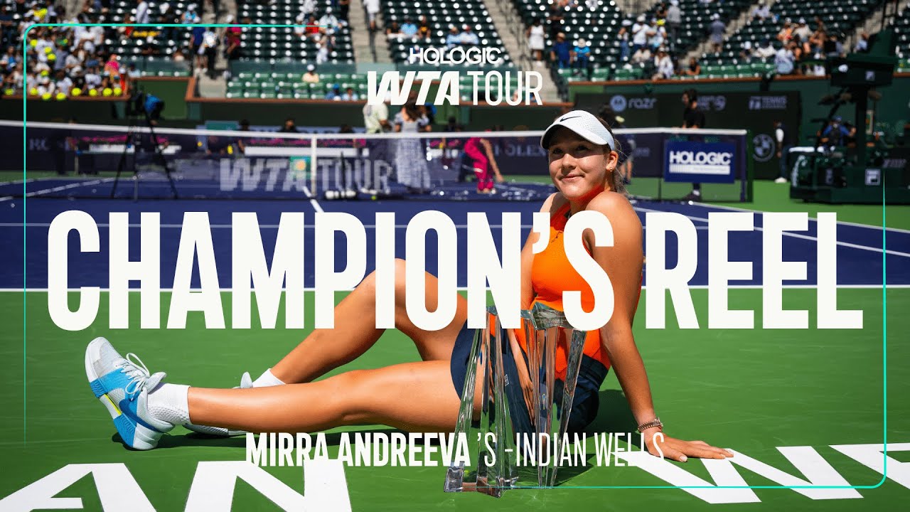 How Mirra Andreeva won Indian Wells: all her matches and stunning points