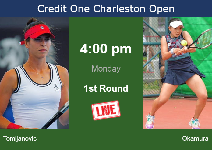 Monday Live Streaming Ajla Tomljanovic vs Kyoka Okamura